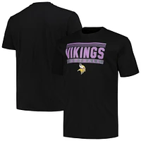 Men's Fanatics Black Minnesota Vikings Big & Tall Pop T-Shirt