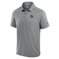 Polo technique noir Fanatics pour homme des Vikings du Minnesota