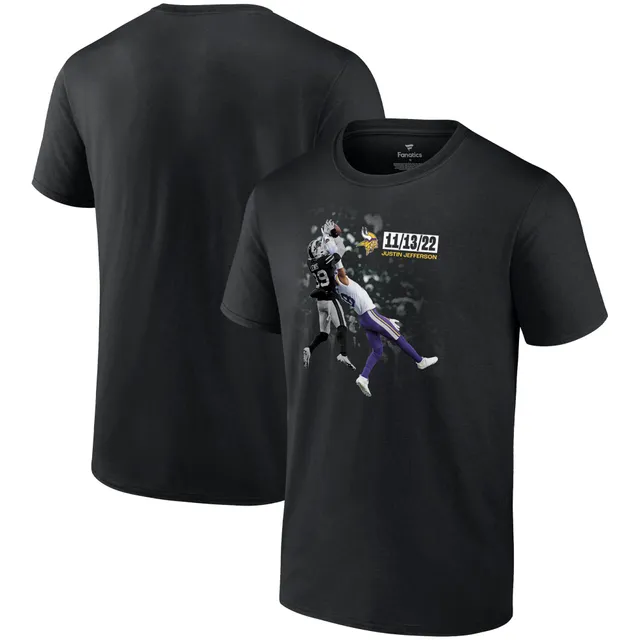 Men's Fanatics Branded Black Minnesota Vikings Smoke Arch T-Shirt