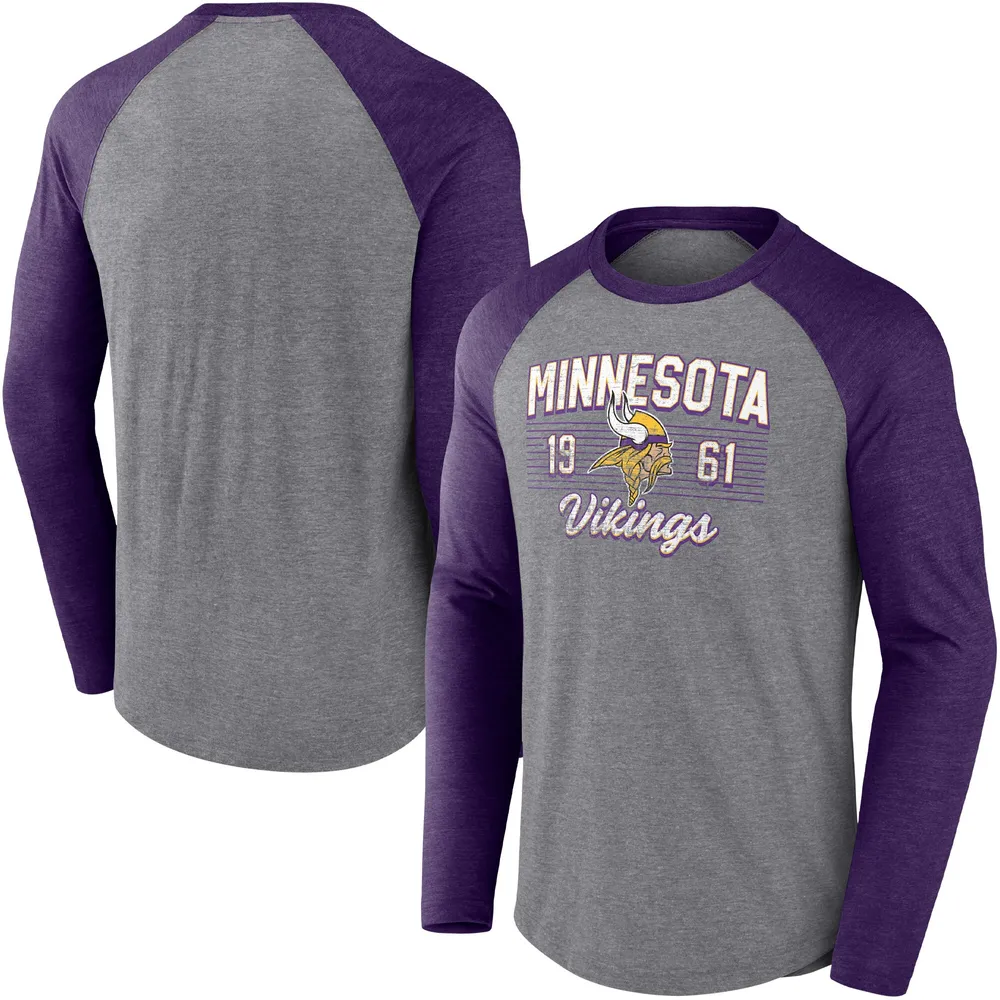 Men's Fanatics Branded Heathered Gray Minnesota Vikings Big