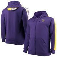 Lids Minnesota Vikings Fanatics Branded Big & Tall Full-Zip Hoodie - Purple