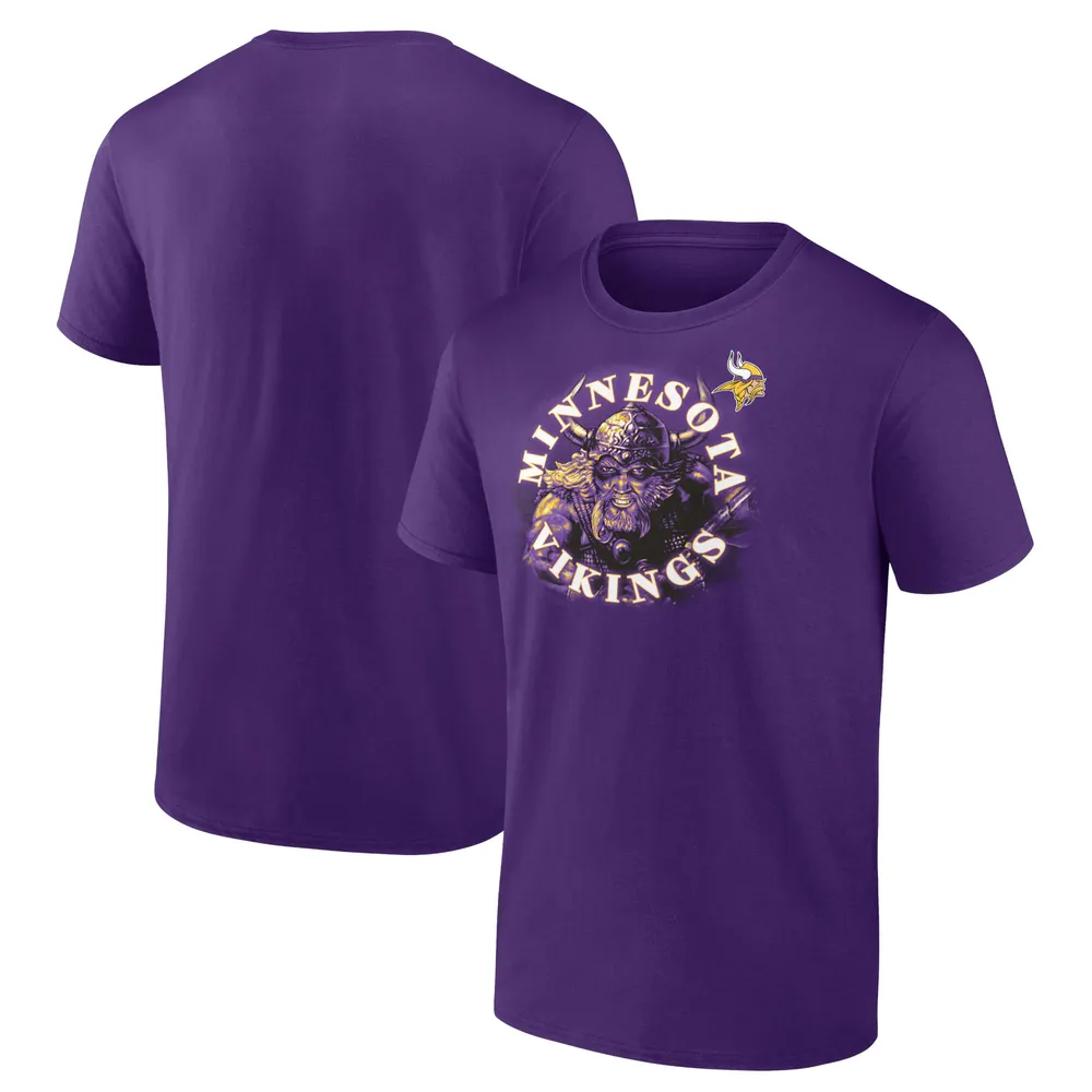 Men's Minnesota Vikings Fanatics Branded Purple/Heathered Gray T