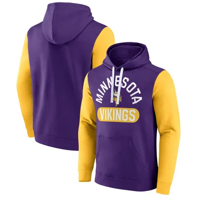 PURPLE Vikings Justin Jefferson Pic Hooded Sweatshirt YOUTH MEDIUM