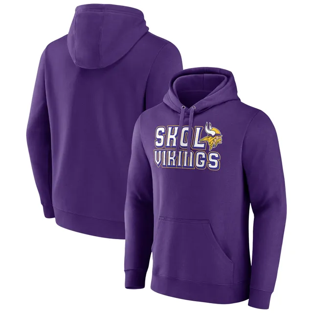 Minnesota Vikings Fanatics Branded Hometown Collection Skol Vikings Fitted  Pullover Hoodie - Purple