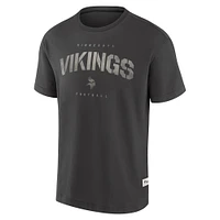 Men's Fanatics Charcoal Minnesota Vikings Elements Weathered Tonal Future Ground T-Shirt