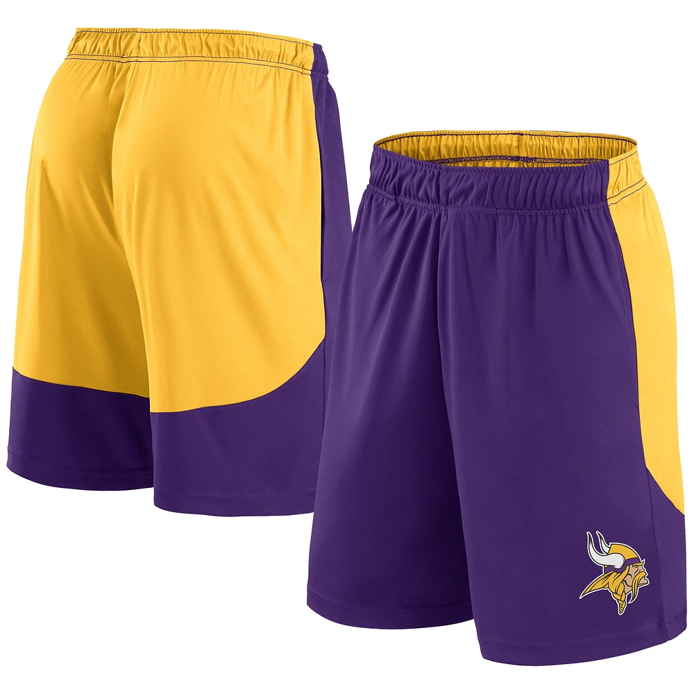 Men's Fanatics Purple/Gold Minnesota Vikings Go Hard Shorts