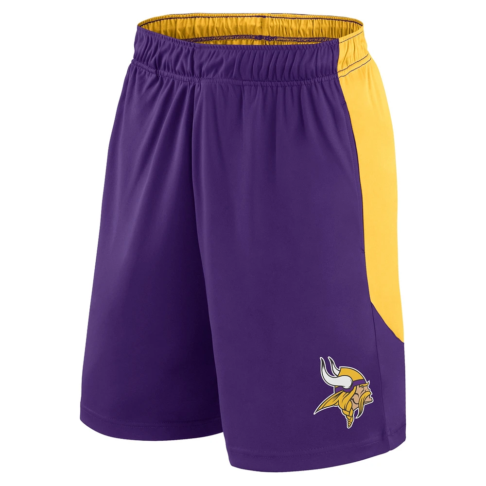 Men's Fanatics Purple/Gold Minnesota Vikings Go Hard Shorts