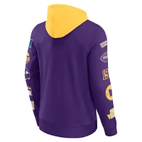 Men's Fanatics  Purple/Gold Minnesota Vikings Patched Out Pullover Hoodie