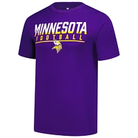 Men's Fanatics  Purple Minnesota Vikings Blocked T-Shirt