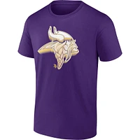 Men's Fanatics Purple Minnesota Vikings Chrome Dimension T-Shirt