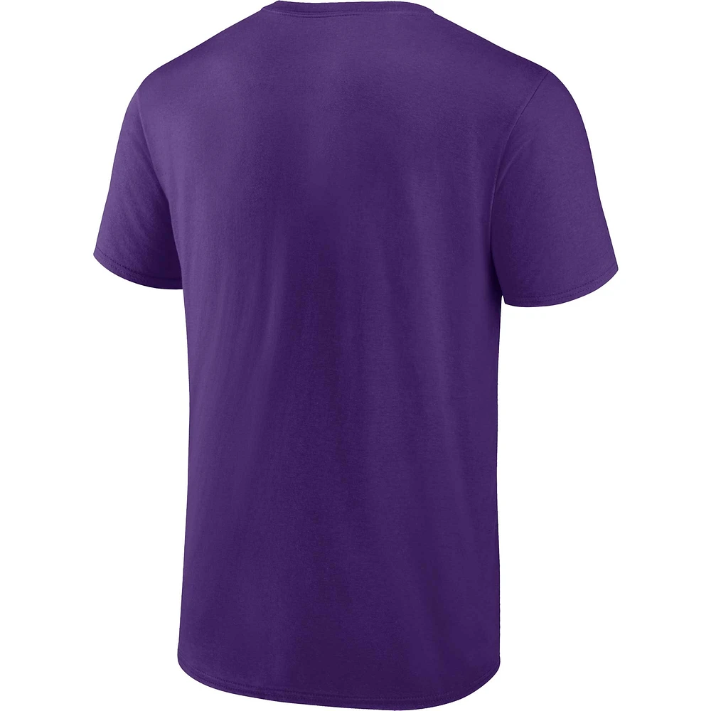 Men's Fanatics Purple Minnesota Vikings Chrome Dimension T-Shirt