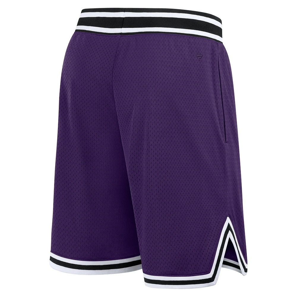 Short de football Fanatics violet pour homme Minnesota Vikings Elements Future Ground