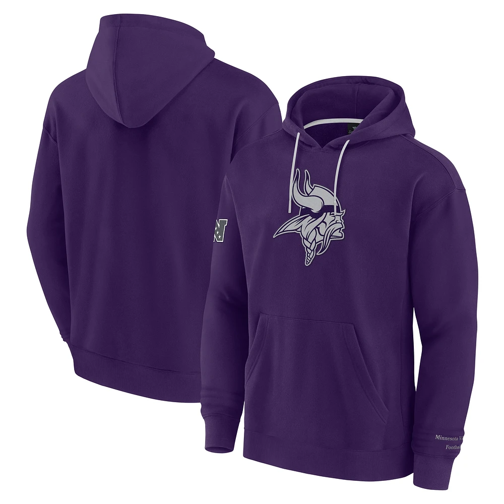 Men's Fanatics Purple Minnesota Vikings Elements Pace Fleece Pullover Hoodie