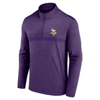 Men's Fanatics  Purple Minnesota Vikings Head-to-Head Quarter-Zip Pullover