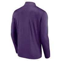 Men's Fanatics  Purple Minnesota Vikings Head-to-Head Quarter-Zip Pullover