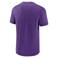 Men's Fanatics  Purple Minnesota Vikings Jump The Gun Iconic Slub Elevated T-Shirt
