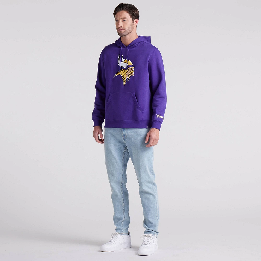 Sweat à capuche en polaire Legacy violet pour hommes Fanatics Minnesota Vikings