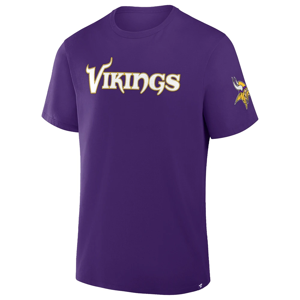 Men's Fanatics Purple Minnesota Vikings Option Route Legacy T-Shirt