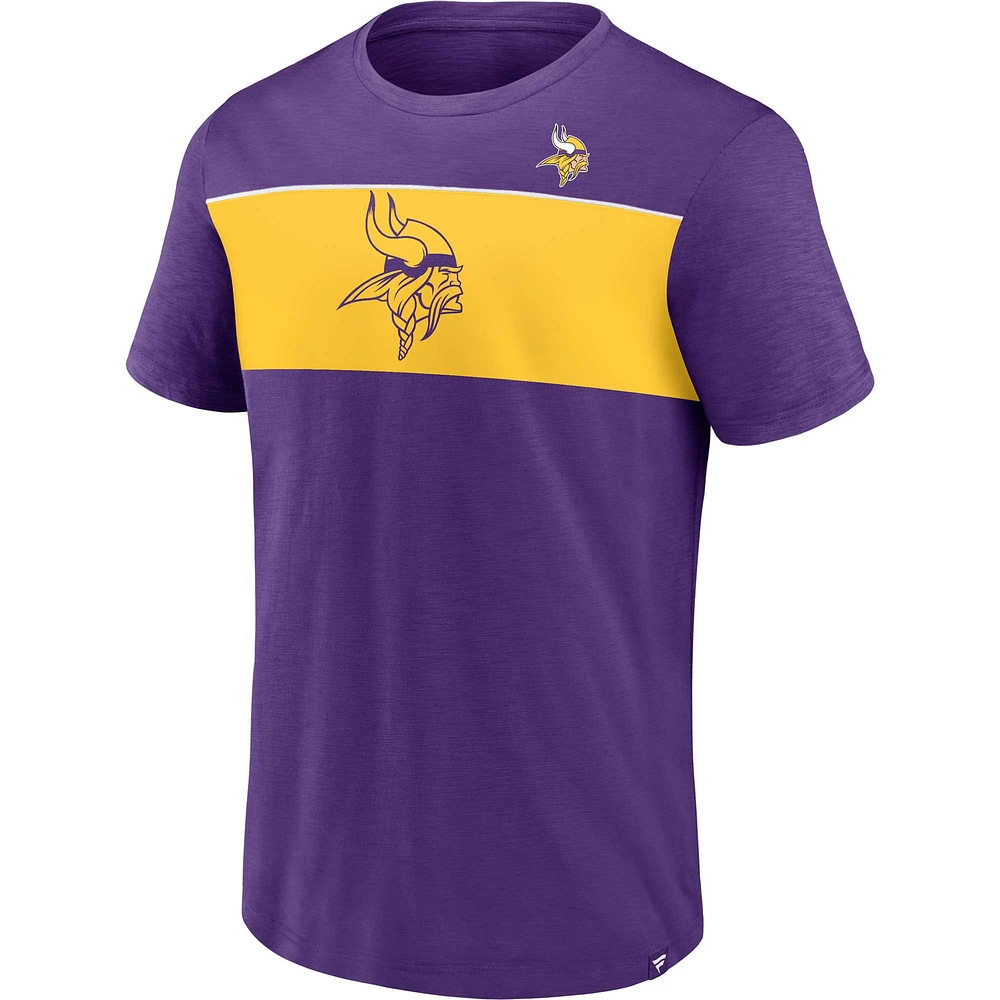 T-shirt Ultra violet Fanatics pour hommes des Vikings du Minnesota