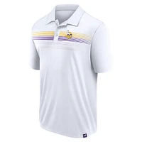 Polo sublimé blanc grand et Fanatics pour hommes des Vikings du Minnesota