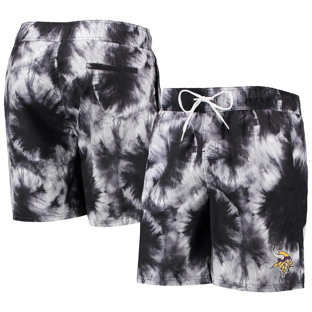 Short de bain pour homme G-III Sports by Carl Banks Minnesota Vikings Splash Volley noir