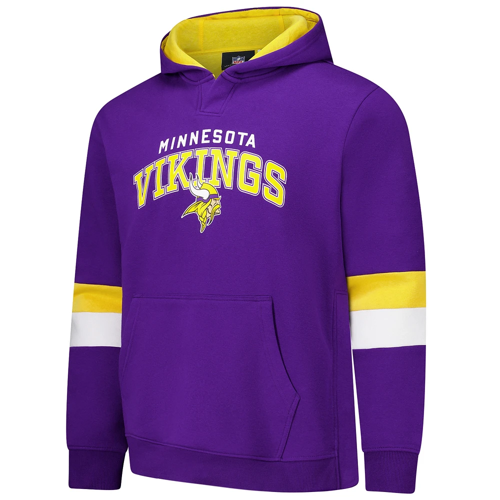 Men's G-III Sports by Carl Banks Purple/Gold Minnesota Vikings Adaptive Faceoff Pullover Hoodie