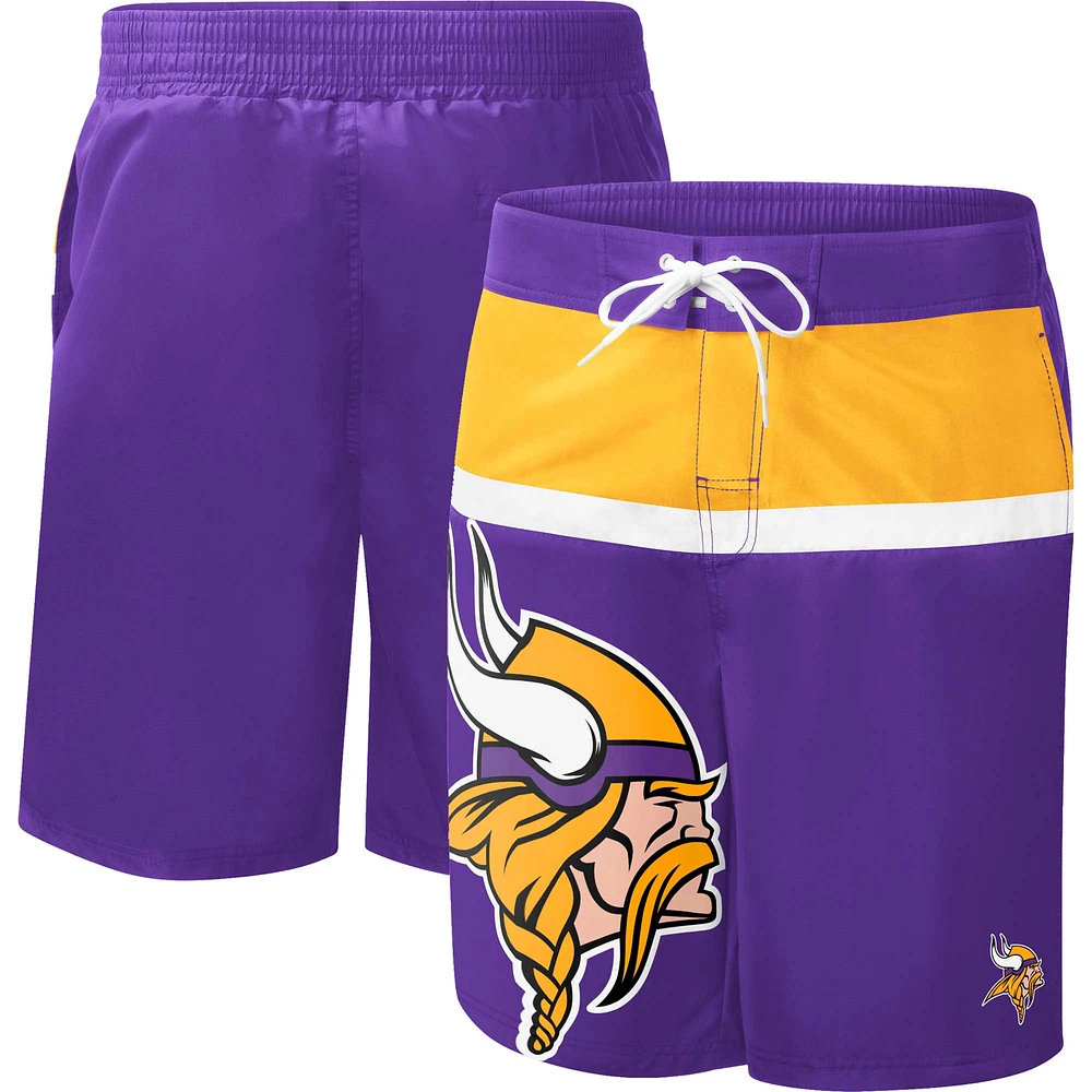 Maillot de bain G-III Sports by Carl Banks Minnesota Vikings Sea Wind pour homme - Violet