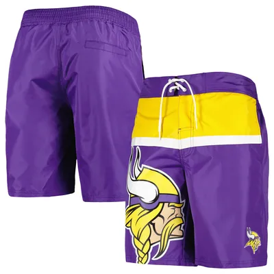 Minnesota Vikings G-III Sports by Carl Banks Sea Wind Swim Trunks - Purple