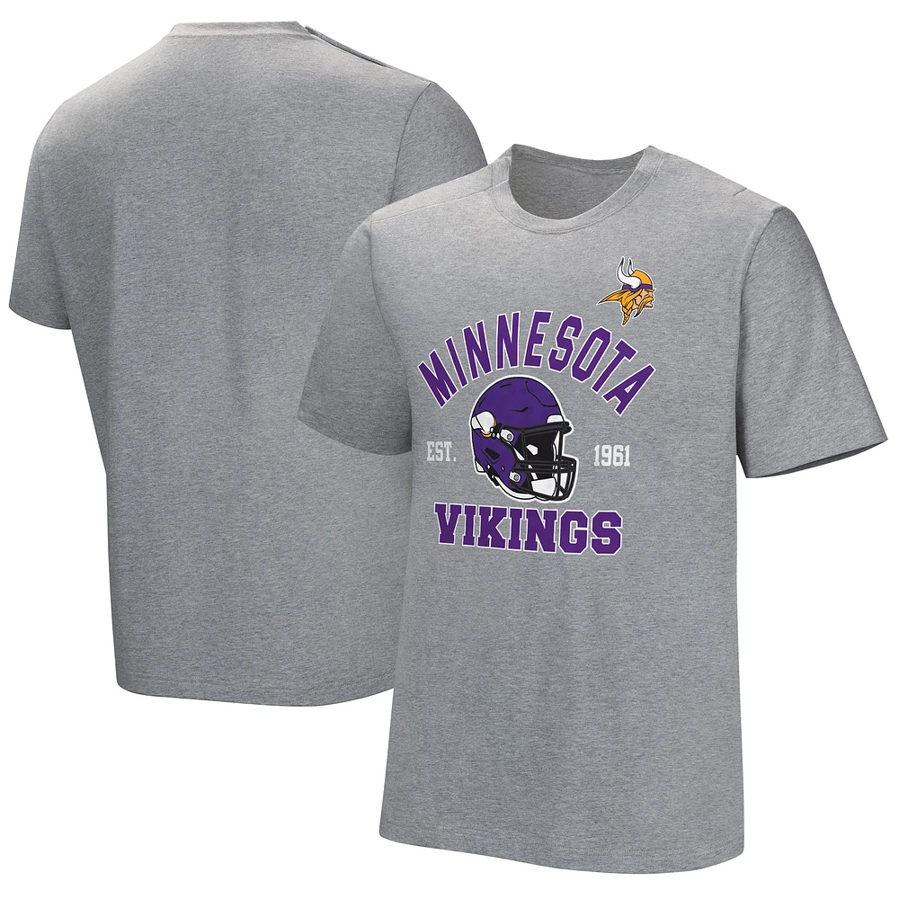 T-shirt adaptatif gris Minnesota Vikings Tackle pour hommes