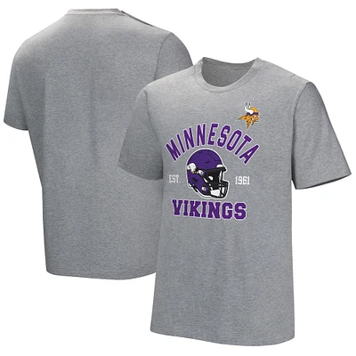 Men's  Gray Minnesota Vikings Tackle Adaptive T-Shirt