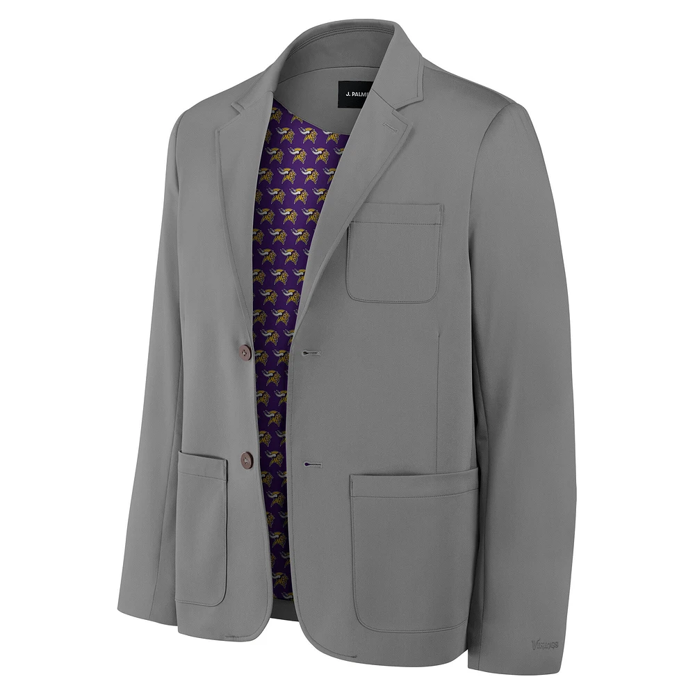 Men's J. Palmer Graphite Minnesota Vikings Man-In-Motion Blazer