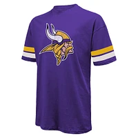 T-shirt surdimensionné violet Justin Jefferson pour homme, motif Vikings du Minnesota, avec nom et numéro