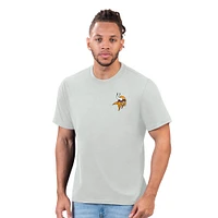 T-shirt gris pour homme Margaritaville Minnesota Vikings Time Flies