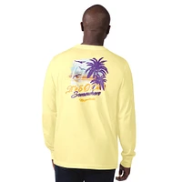 Men's Margaritaville Yellow Minnesota Vikings It's Five O'Clock Somewhere Long Sleeve T-Shirt