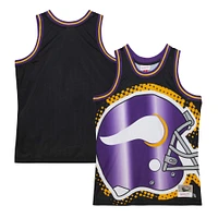 Débardeur mode Mitchell & Ness noir Minnesota Vikings Big Face 7.0 pour hommes