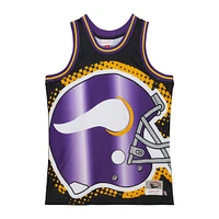 Débardeur mode Mitchell & Ness noir Minnesota Vikings Big Face 7.0 pour hommes