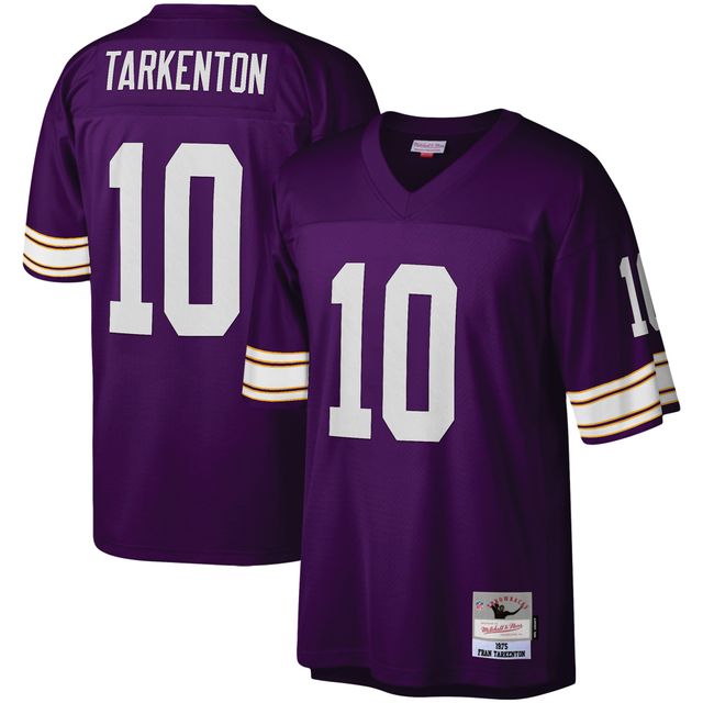 Maillot réplique Mitchell & Ness Fran Tarkenton violet Minnesota Vikings Legacy pour hommes