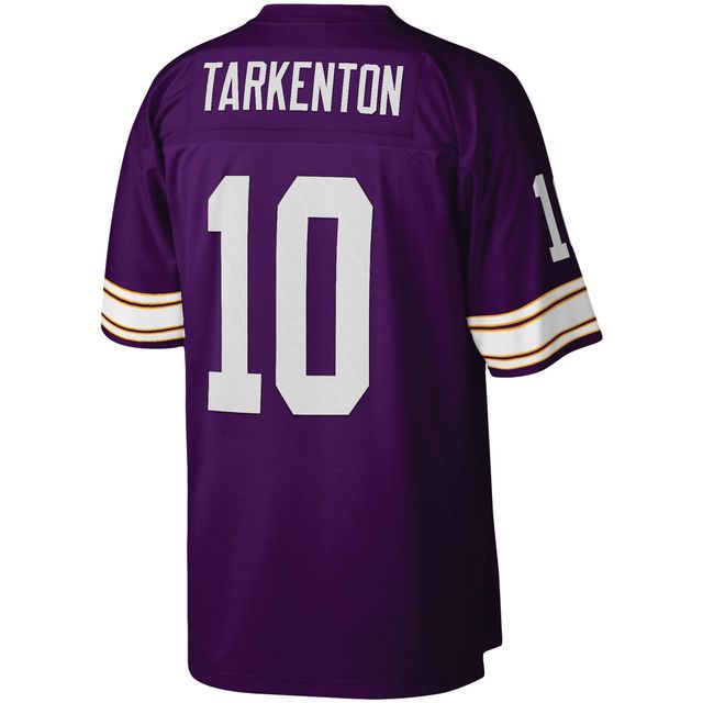 Maillot réplique Mitchell & Ness Fran Tarkenton violet Minnesota Vikings Legacy pour hommes