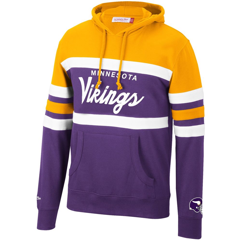 Mitchell & Ness Youth Minnesota Vikings Wordmark Purple Pullover Hoodie