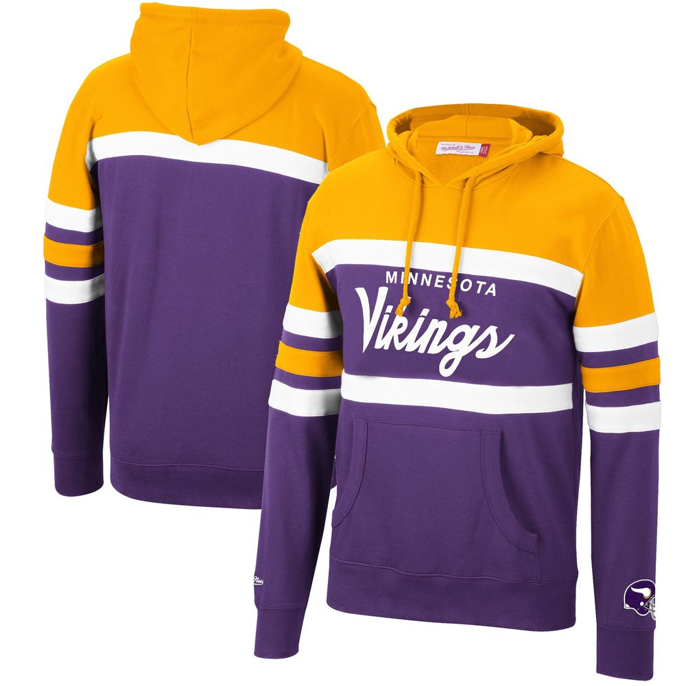 Mitchell & Ness Youth Minnesota Vikings Wordmark Purple Pullover Hoodie