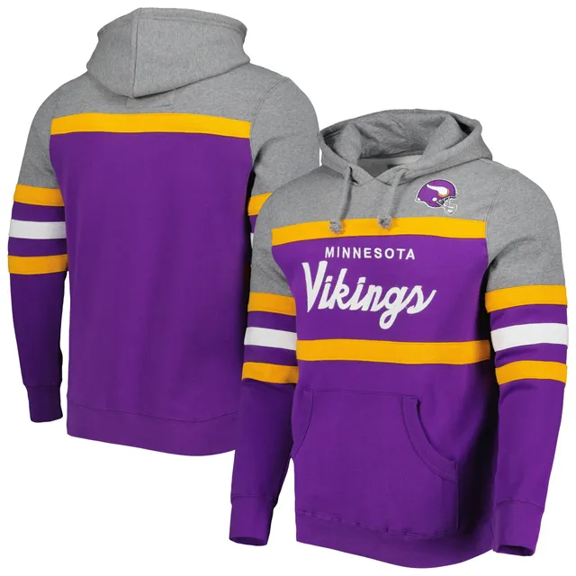 Men's Minnesota Vikings Fanatics Branded Heathered Charcoal/Purple