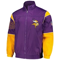 Veste violette entièrement zippée Mitchell & Ness Minnesota Vikings 1992 Sideline pour hommes