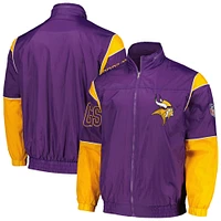 Veste violette entièrement zippée Mitchell & Ness Minnesota Vikings 1992 Sideline pour hommes