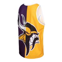 Men's Mitchell & Ness Randy Moss Purple/Gold Minnesota Vikings Player - Tank Top