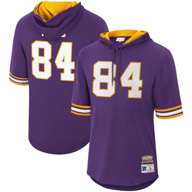 Men's Mitchell & Ness Ray Lewis Purple Baltimore Ravens Retired Player Name  & Number Long Sleeve Top