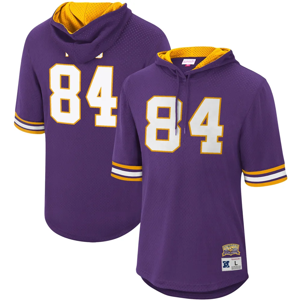 Lids Randy Moss Minnesota Vikings Mitchell & Ness Retired Player Mesh Name  Number Hoodie T-Shirt - Purple