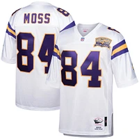 Men's Mitchell & Ness Randy Moss White Minnesota Vikings 2000 Authentic Throwback Retired Player Jersey