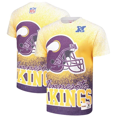 T-shirt blanc à logo vintage Team Burst des Minnesota Vikings de Mitchell & Ness pour homme