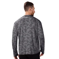 Men's MSX by Michael Strahan Black Minnesota Vikings Performance Camo Long Sleeve T-Shirt