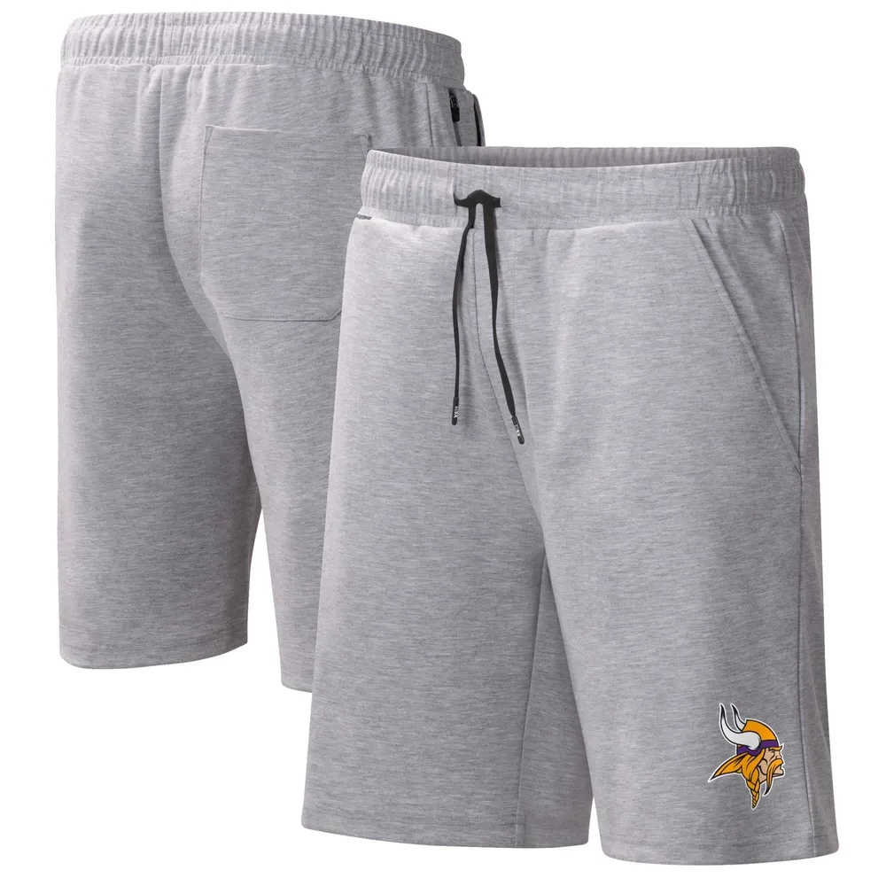 Short d'entraînement MSX by Michael Strahan Heather Grey Minnesota Vikings pour homme